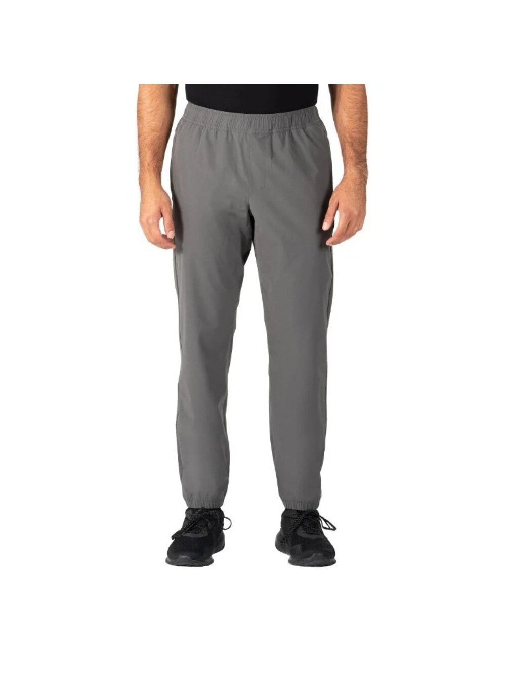 Soybu Men's XL Gray Elastic Waist Jogger Pants Polyester e1721